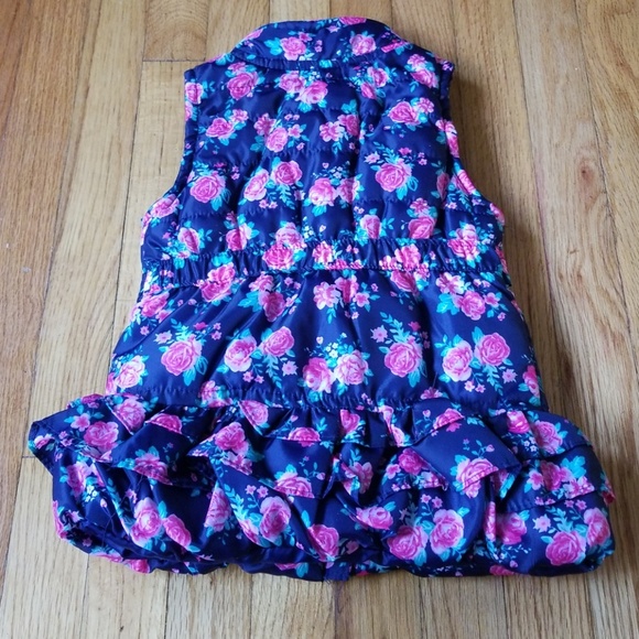 Super cute girls floral vest - Picture 2 of 2